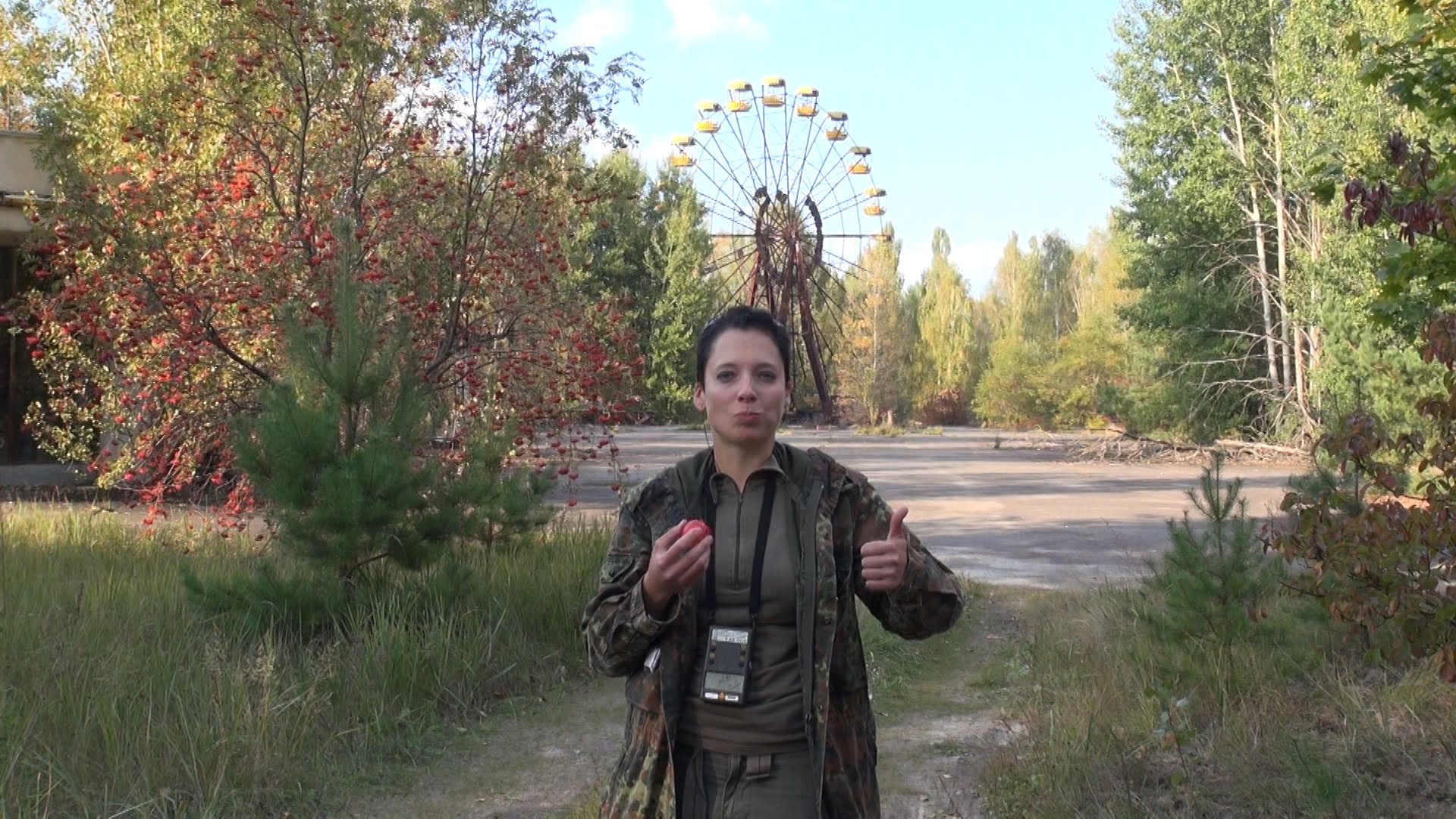Femeia care a mâncat fără probleme mere de la Cernobîl