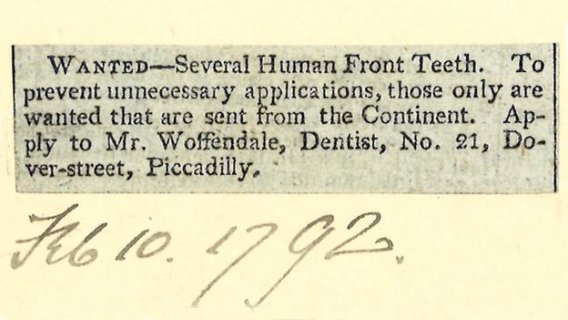 Proteza dentară, populară mulţumită soldaţilor morţi
