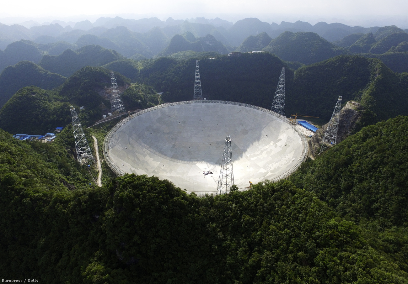 China finalizează cel mai mare telescop radio din lume