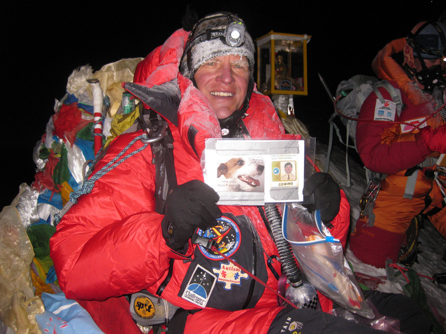 Singurul om care a vizitat atât spaţiul, cât şi vârful muntelui Everest