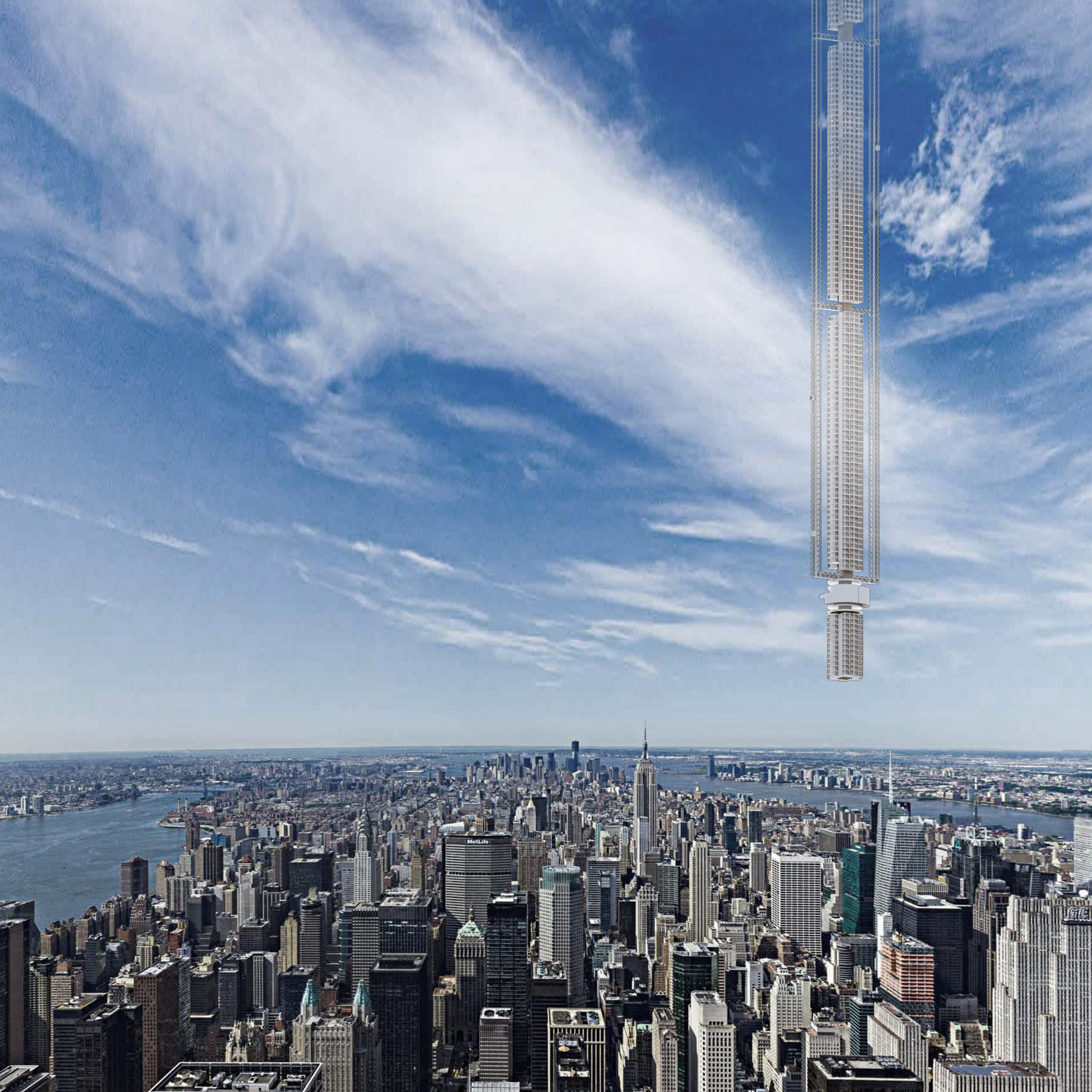 Clădirea viitorului pluteşte în aer