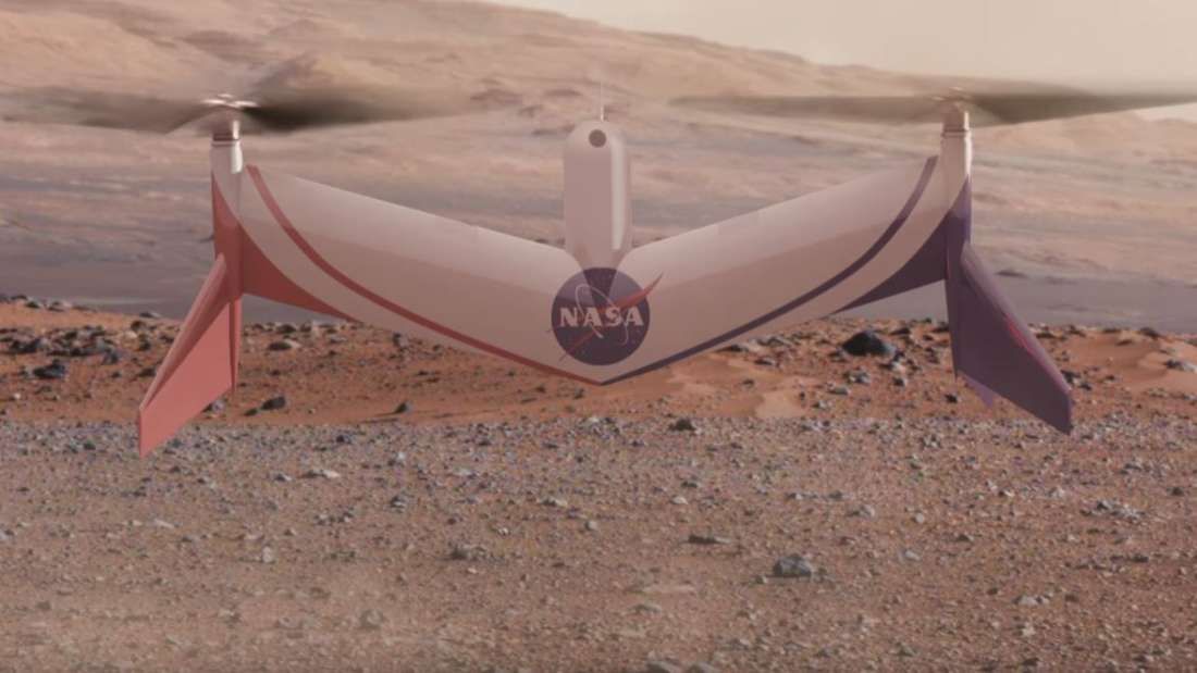 Drona care ar putea survola suprafaţa planetei Marte