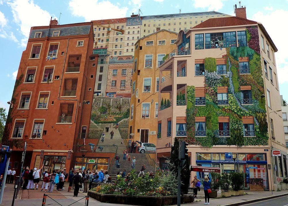 Lyon, oraşul picturilor murale