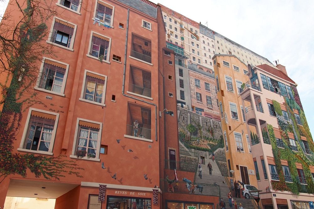 Lyon, oraşul picturilor murale