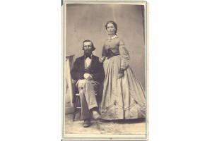 Familia Wright, cca. 1860; Flickr/Grupul Portrete fotografice victoriene ale oamenilor